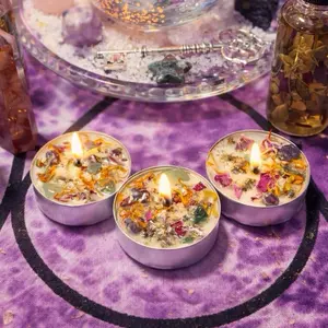 Spell Tea Lights with Intention Spell Tea Lights with Intention