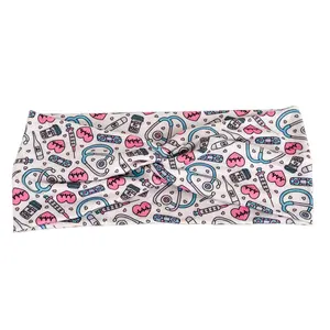 Pink Nurse Twist Headband – Comfortable Handmade Hair Accessory