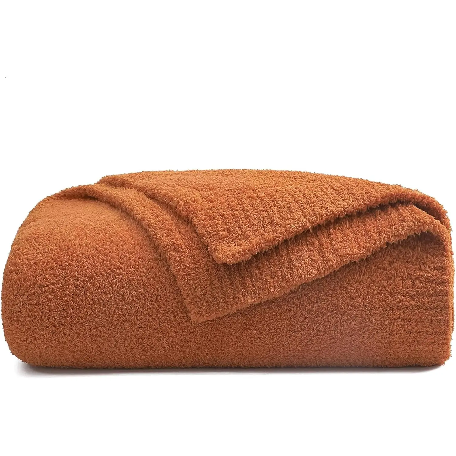 Caramel Beige Lightweight Soft Texture Cozy Warm Throw Blanket - Wrinkle Resistant, Machine Washable, 50"x60" for Couch, Ideal for Family Birthday Gifting & Relaxation, Cream
