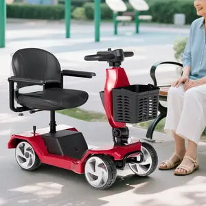 HOMYKING Foldable Electric Scooter for Elderly & Adults Comfortable 300lb Cushion 15km Range 100lb Foldable Design Christmas Gifts Black Friday Specials