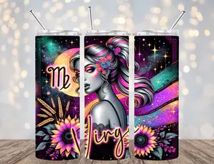 20 OZ ZODIAC -NEW STYLE INSULATED SKINNY TUMBLER W/ STRAW