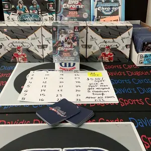 2025 Topps Chrome NFL Value Box  (random teams)