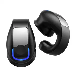 Wireless Bluetooth Bone Conduction Headset TWS Earbuds Clip On Earphone Noise Canceling With Mic Sport High Quality Ear Clip Cuff Earbuds