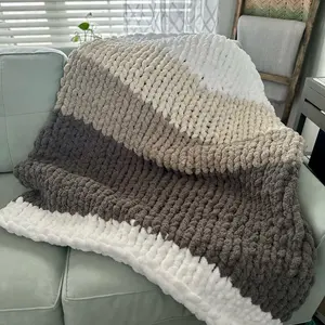 40x50” Handmade Chunky Knit Blanket