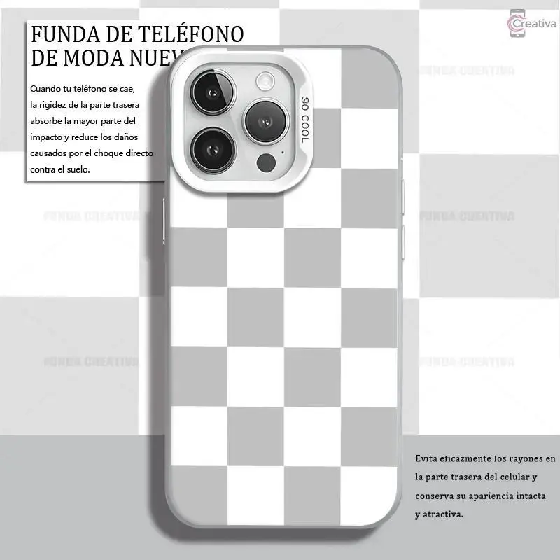 [Copy of] [Copy of] Creative Neon Color Blocks Dopamine Pattern Phone Case for iPhone 15 Pro, 16, 17 Pro Max, 13, 14 Plus, 12, 11, 17 Air. Anti-Drop & Durable Shockproof Protection. Compatible with Samsung A15, A55, A56, A54, A50, S26, S25 Ultra, S24 Plus