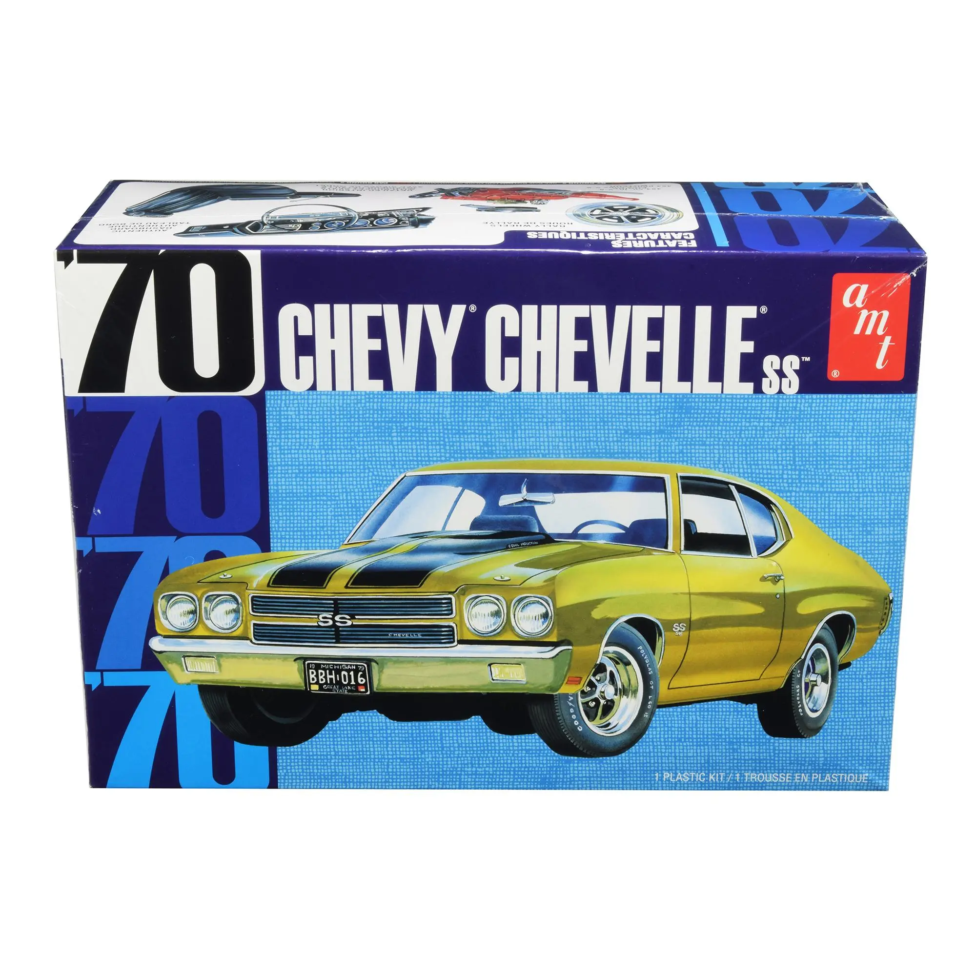 Skill 2 Model Kit 1970 Chevrolet Chevelle SS 1/25 Scale Model by AMT