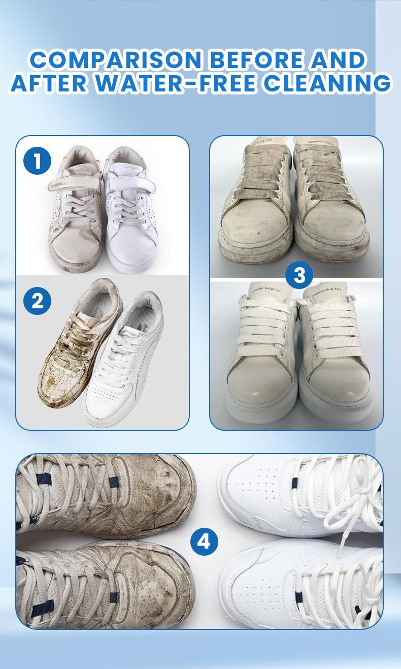 Multipurpose No-Wash White Shoe Cleaner Cream with Built-in Sponge for Leather Silicon Car Interiors 160g Mild Formula Gentle Non-Irritating Eco-Friendly Multipurpose No-Wash White Shoe Cleaner Cream with Built-in Sponge for Leather Silicon Car Interiors 160g Mild Formula Gentle Non-Irritating Eco-Friendly