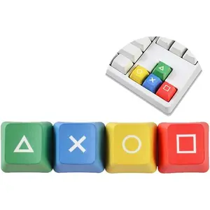 DIY keycaps, 4 Keycaps Dye-subbed PBT Keycaps, OEM Keycaps for Gaming Mechanical Keyboard, Custom Keycaps for Direction  (B)