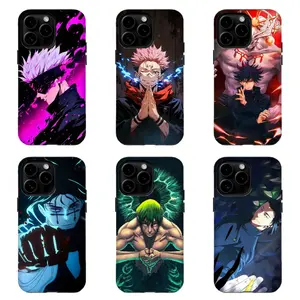 JJK Anime Phone CaseSatoru Gojo Yuji Itadori Megumi Fushiguro & More Shockproof Protective Cover For iPhone 17 Pro Max 16 15 14 13 12 11 for Samsung S21 S22 S23 S24 S25 S26 Phone Case|Gift For Her/Him
