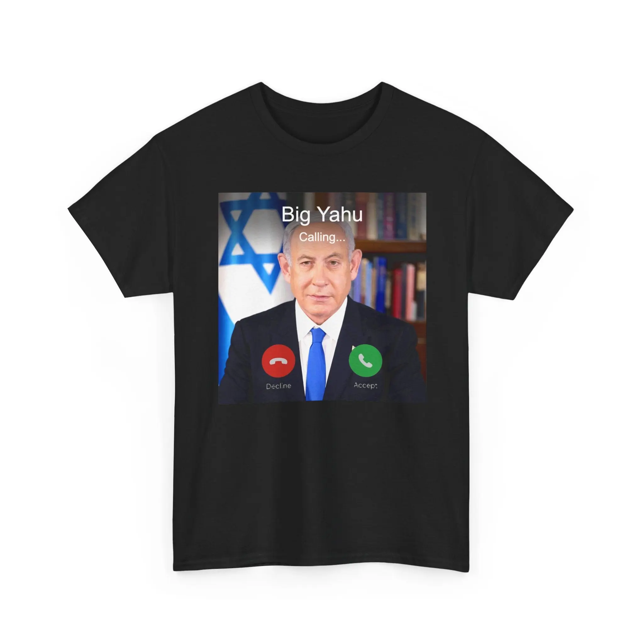 "Big Yahu Calling" Heavy Cotton Graphic T-Shirt