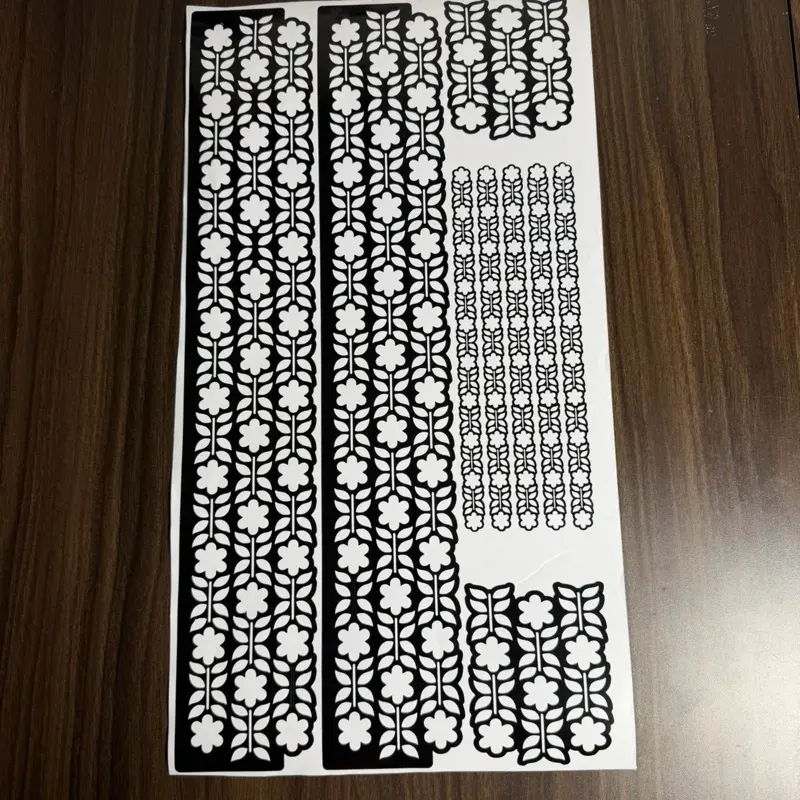 Henna Stencils Full Set Palm Feet Fingers Design for Temporary Henna Tattoos