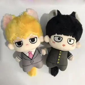 Anime Mob Psycho 100 Plush Doll Toy Kageyama Shigeo Reigen Arataka Keychain Small Dimple Bag Pendant Stuffed Plushies Gift 10CM