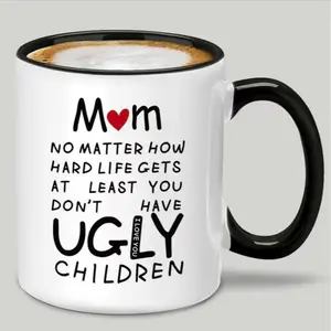 Mom Coffee Mug, Funny Coffee Mug, Unique Mothers Day Gifts for Her Women Mother Wife, Mom Gifts for Valentines Day, Mothers Day Birthday Christmas, Drinkware