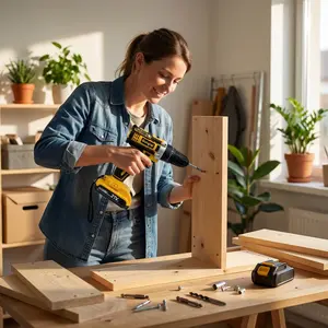 21V Cordless Drill & Screwdriver (with LED Light) — High-Torque Rechargeable Power Tool; Ideal for Both Home and Professional Use, Makes an Excellent Gift.