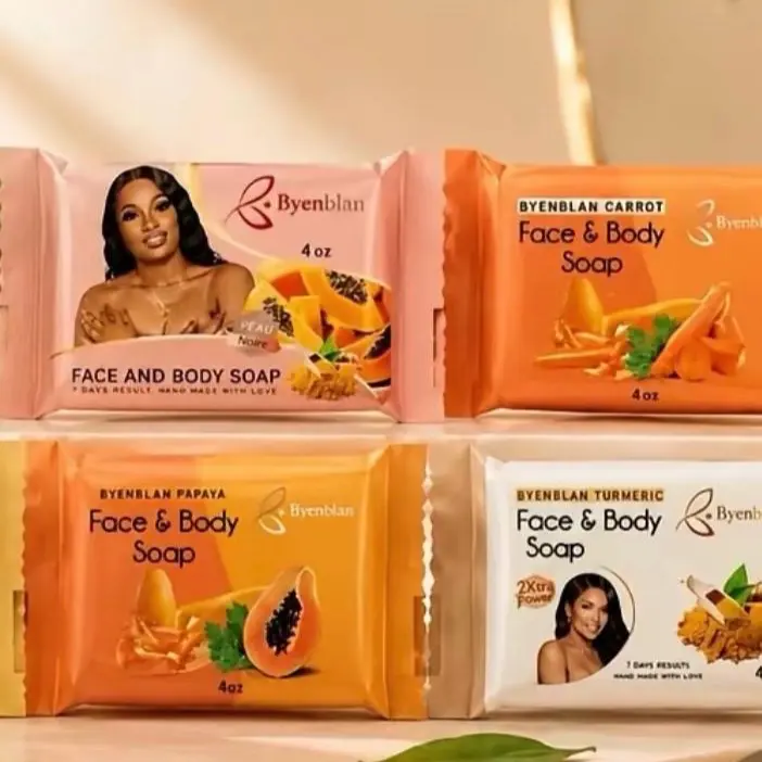 Face & Body Soap Carrot, Papaya, Tumeric