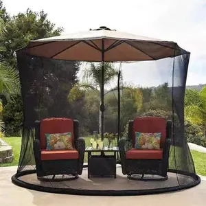 Summer Outdoor Mosquito Net Sun Umbrella, Garden Tent Mosquito Protection, Camping Market Shade Canopy, 290*220cm