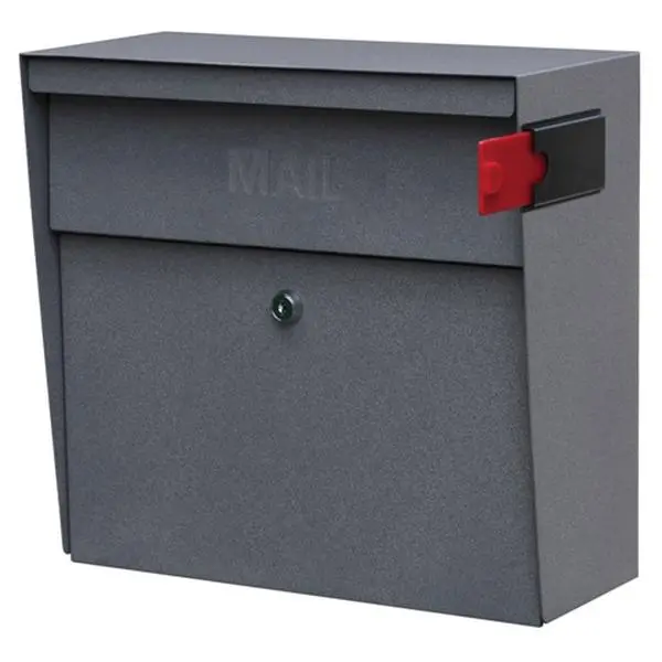 Metro Locking Mailbox - Granite - Wall Mount - High Security Design