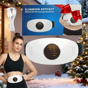 Smart Electric Heated Abdominal Muscle Massager, Digital Display, Waist Massage, Multiple Body Parts Use, Best Gift for Mother