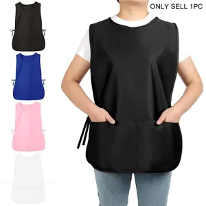 Cobbler Apron with Side Ties and 2 Deep Pockets Unisex Vest Aprons for Painting Cleaning Artiest Apron work kitchen, Work Clothes
