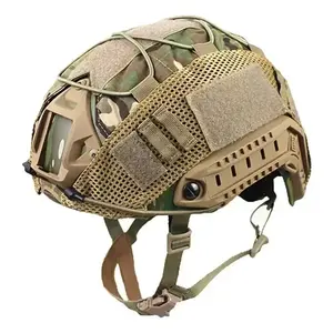 1 PCS tactical helmet cover for fast MH PJ BJ helmet soft paint helmet accessories Bicycle netRAIMENTRY