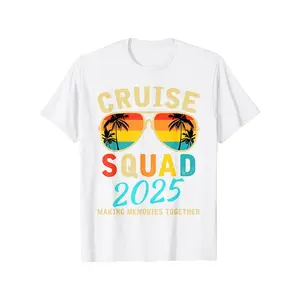Cruise Squad 2025 Family Matching Tee - Summer Vacation Group Top S-3XL
