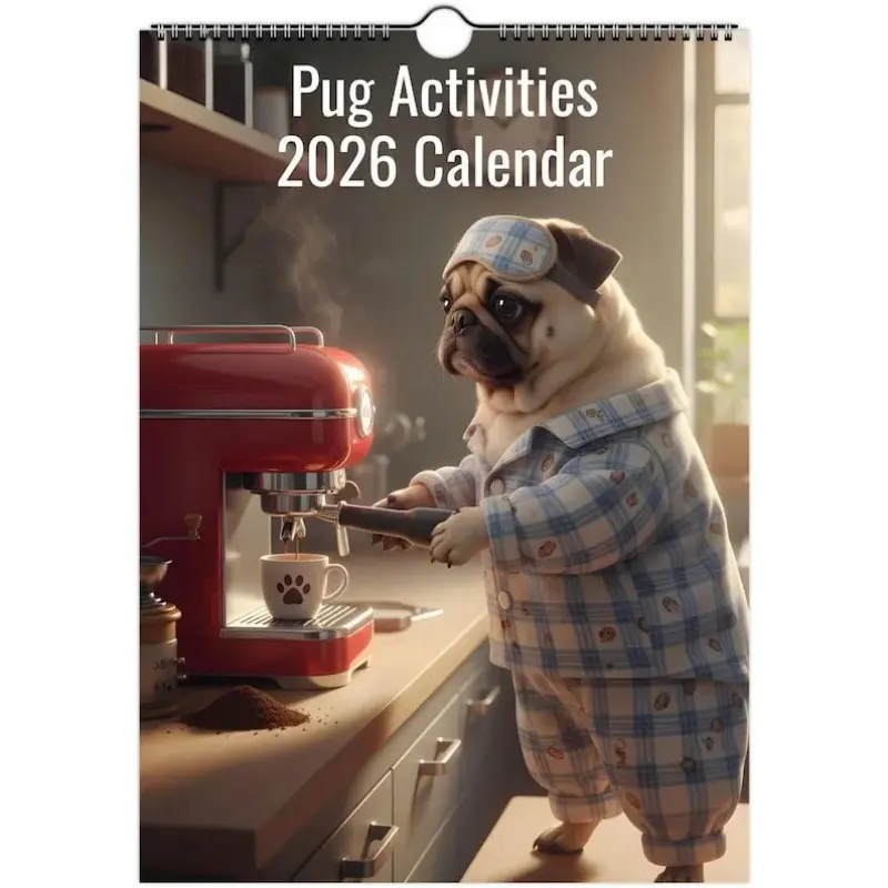New Puppy Calendar 2026, Golden Retriever Dog Lover Gift, Perfect Yearly Planner & Organizer, Must-Have Accessory for Pet Owners