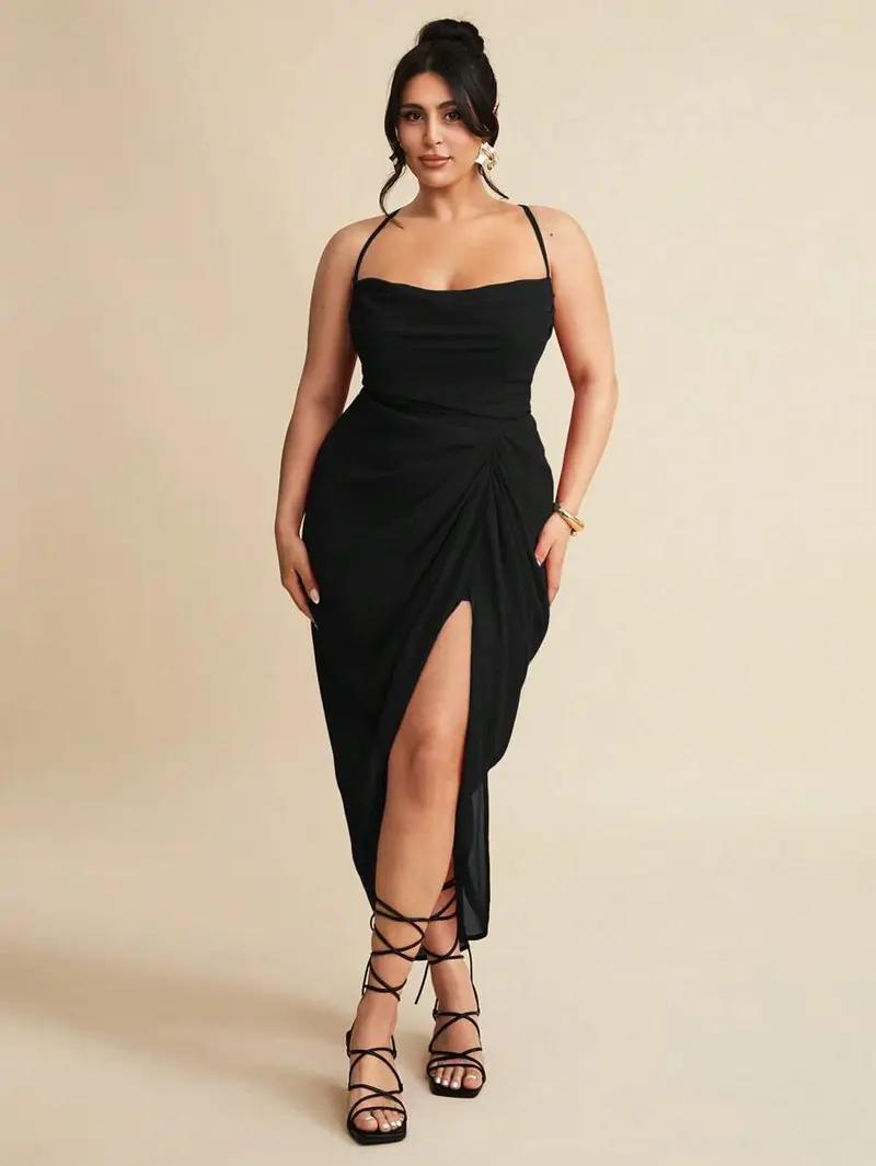 plus size black formal dress - TikTok Shop