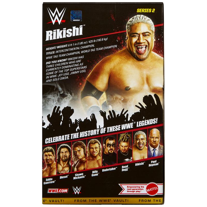 Rikishi - (Best of Series 1) WWE From the Vault Ringside Exclusive Mattel WWE Toy Wrestling Action Figure