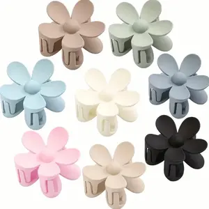Random color Large flower claw clip