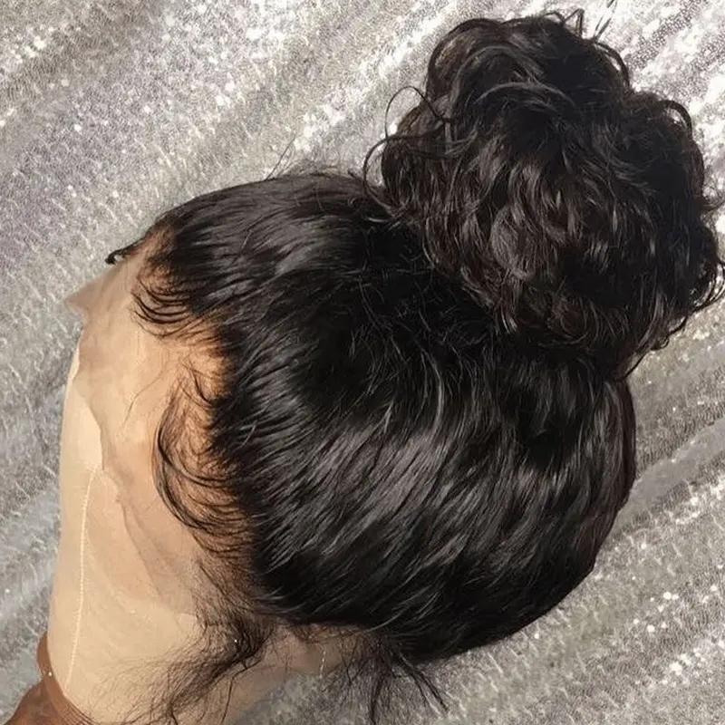 Bling Hair 360 Full Lace Wig Human Hair Pre plucked HD Lace Wig Human Hair Wigs 36 inch Bone Straight Lace Frontal Wig For Women