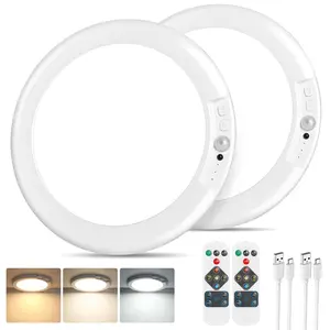 Sensor Ceiling Light, Modern LED Remote-Controlled Three-Color Dimming, USB Charging, Magnetic Mount for Easy Installation, Ideal for Living Rooms, Hallways, Balconies, Walk-in Closets, Hotels, and Indoor Lighting