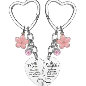 Heart-Shaped Keychain Matching Set Perfect Gift for Couples, Festival Decorative Keyring, Romantic Present Idea, Ideal for Valentine's Day