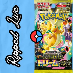 (Japanese) Mega Dream Booster Pack - Pokémon Trading Card Game - Mega Evolution Expansion - Live Rip Only