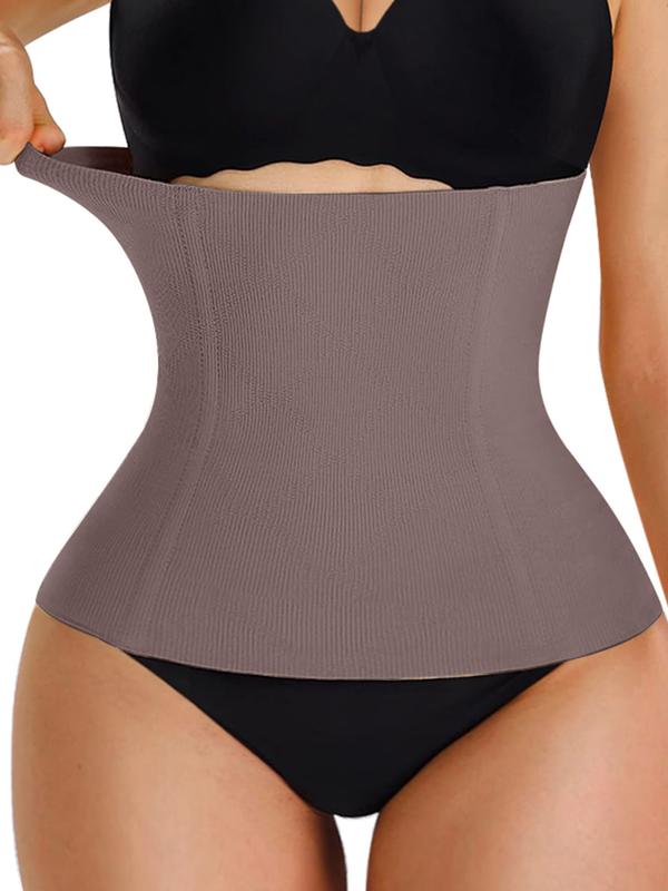 Women's High Stretch  Waist Trainer, Tummy Control Shaper, High Stretch Waist Cincher, Women's Black Shapewear for Daily Wear, Body Sculpting Belt