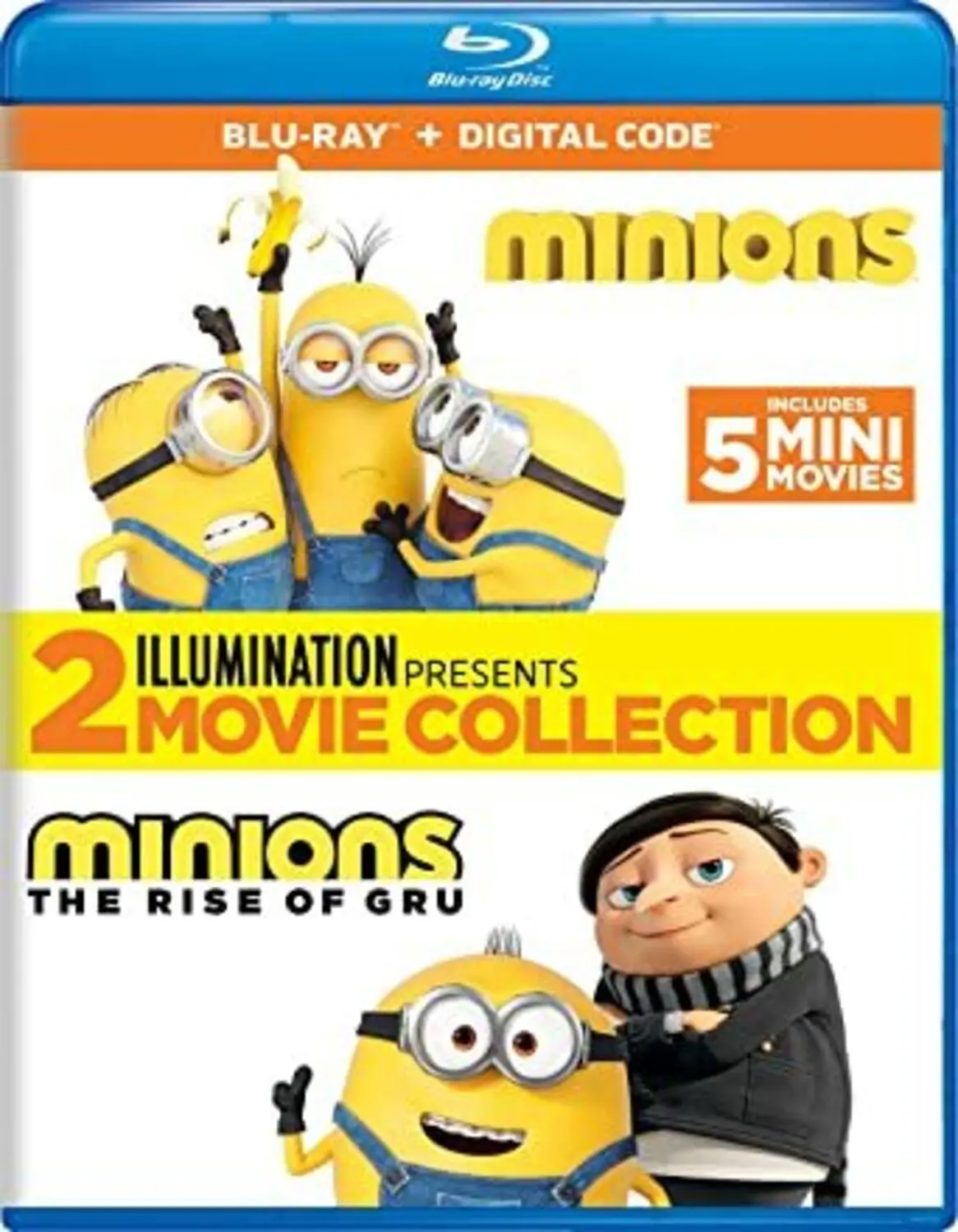 Minions: 2-Movie Collection  [BLU-RAY MOVIE] 2 Pack, , Eco Amaray Case, Subtitled