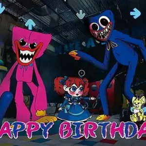 5x3ft POPPY PLAYTIME BANNER BACKDROP 5x3ft POPPY PLAYTIME BANNER BACKDROP