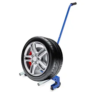 Garvee Heavy-Duty Adjustable Tire Moving Cart Tool - 500 lb Capacity Truck Tire Dolly, Ideal for Moving & Storing Wheels in Workshops, Garages, and Auto Shops