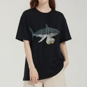 funny shark meme brainrot gen z T-Shirt