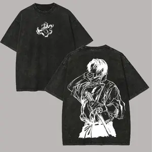 Jujutsu Kaisen Yuta Okkotsu Printed Unisex Washed T-Shirt a2