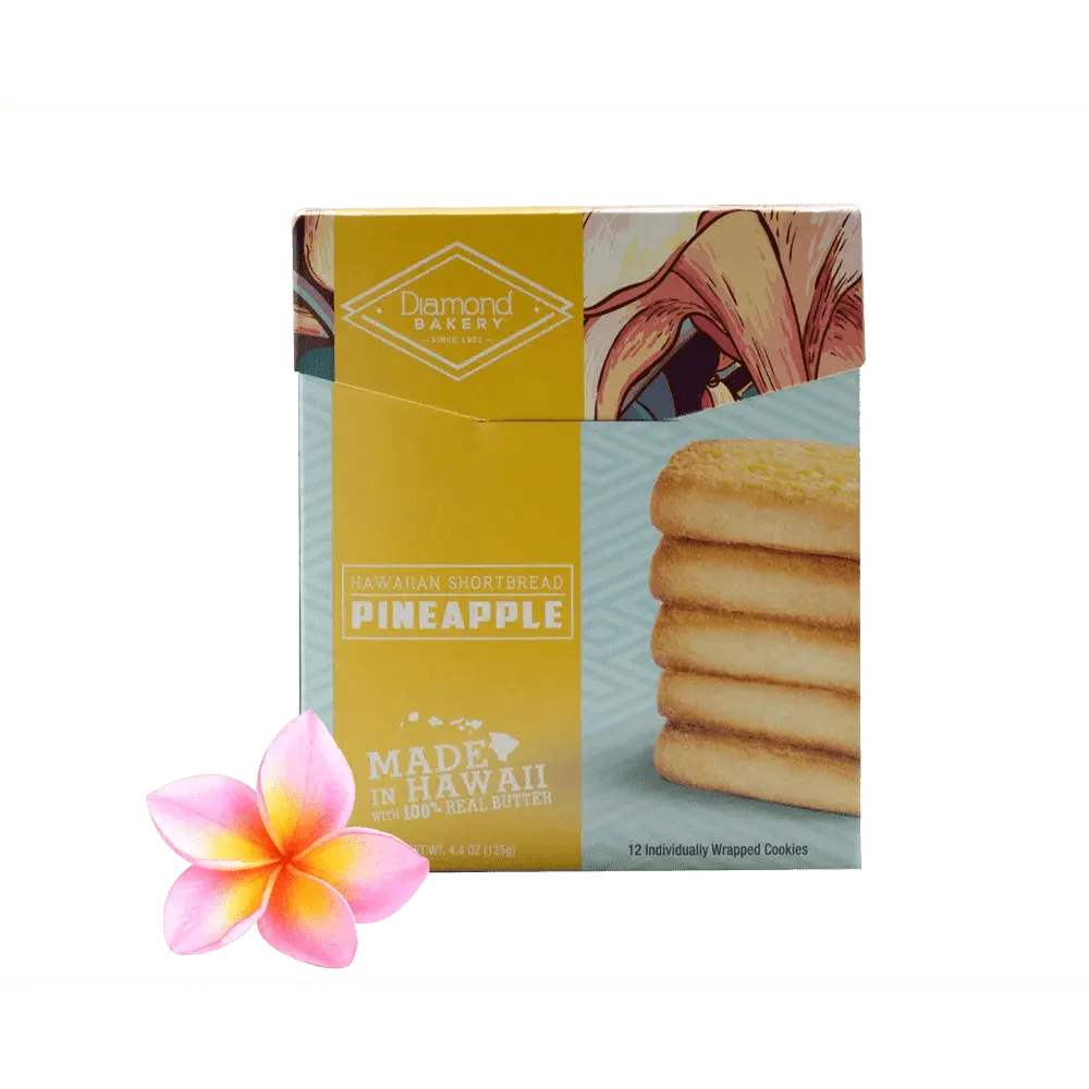 Diamond Bakery Shortbread Pineapple Cookies 4.4oz