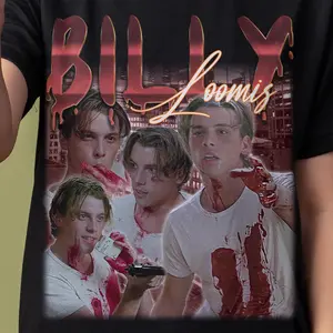 Billy Loomis Shirt - Vintage Gift For HIm or Her, Crew Neck Cotton Trendy, Graphic Streetwear T-shirt