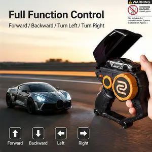 1:64 Electric Remote Control Toy Car, 2.4g Mini Desktop Drift Race Model, Dynamic Lights, Perfect Gift for Kids Aged 6+