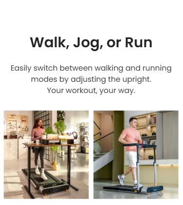 WalkingPad MX3 Folding Treadmill with Adjustable Handrail for Home Gym | 7.4MPH