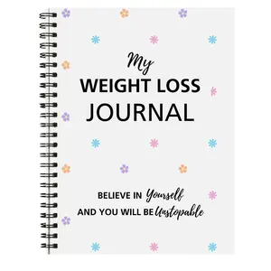 My Weight Loss Diary - Track Food and Exercise Goals, Achieve Your Ideal Body Shape with Ease, Perfect for Healthy Living, Spiral Bound Planner