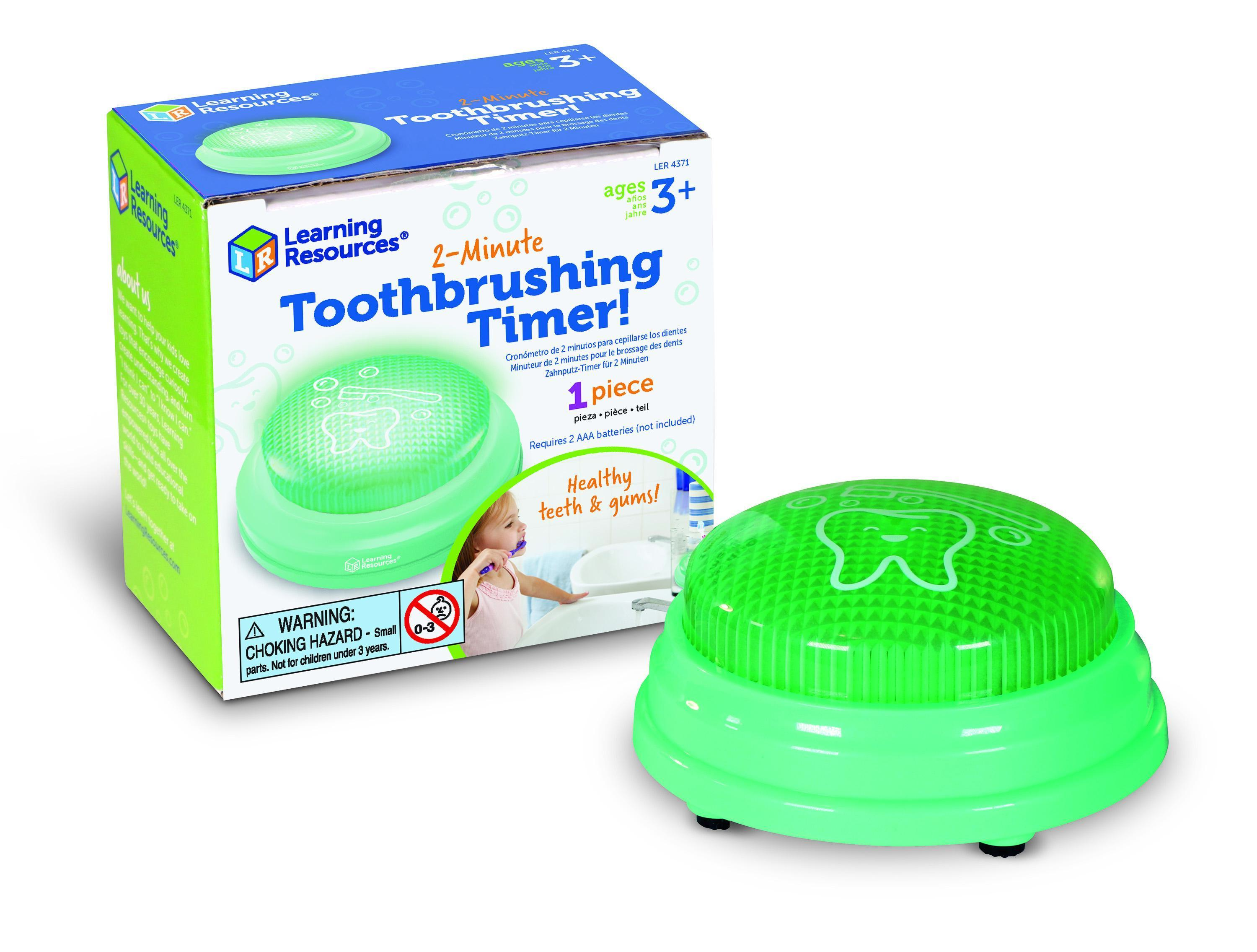Learning Resources Toothbrush Timer, for toothbrush skills, comfort, timer with lights and sounds