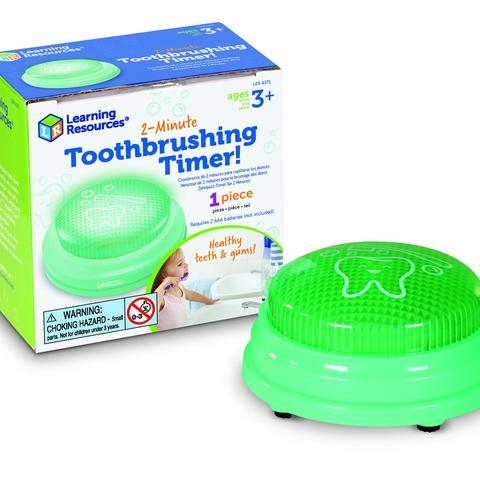 Learning Resources Toothbrush Timer, for toothbrush skills, comfort, timer with lights and sounds