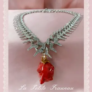 Custom Handmade Berserk Griffith Behelit Street Alternative Goth Anime Manga Necklace