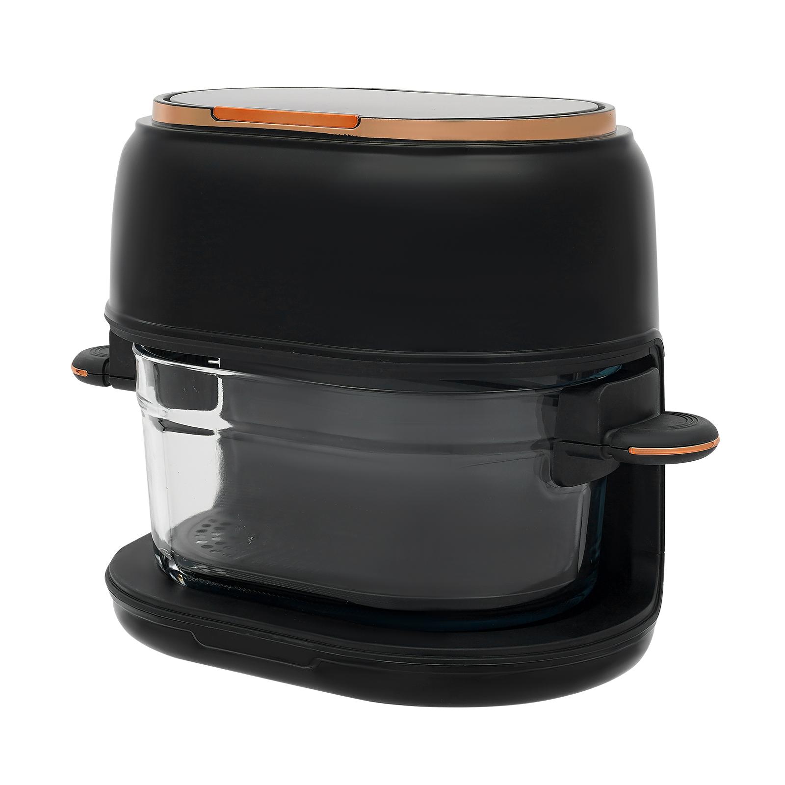 4L LED Screen Air Fryer - 900W, 24h Preset, 11.42*8.66*11.42in, Modern Style - For Home, School, Cafeteria, Restaurant Small Kitchen Use
