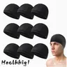 9 Pack Unisex Multifunctional Skull Caps Summer Sportive Beanie, Lightweight Polyester Helmet Liner, Sweat Wicking & Breathable for Cycling & Running