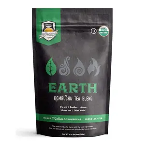 Elements Tea Blends - Earth Organic Kombucha Loose Leaf Herbal Tea Blend